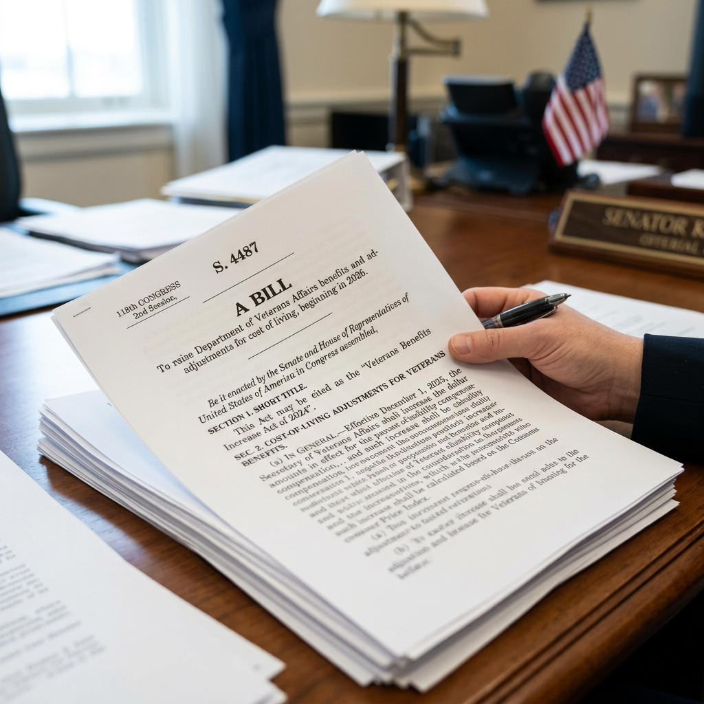 VA Benefits Could Rise for Millions Under Senate Bill S. 4487